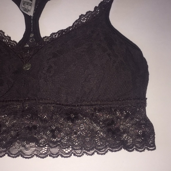 Padded Racerback DKNY Bralette Sz M Brown - Picture 3 of 6